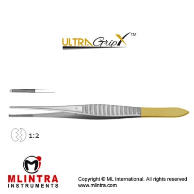 UltraGrip™ TC Gillies Dissecting Forcep 1 x 2 Teeth Stainless Steel, 15.5 cm - 6"